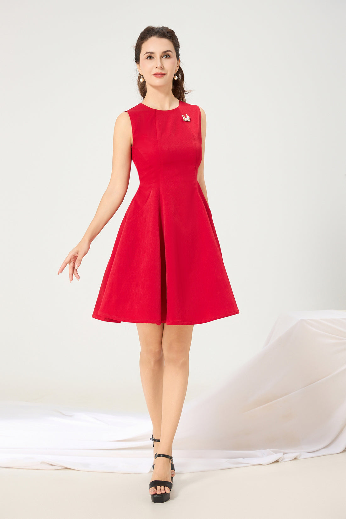 Poppy Fit-and-Flare Dress