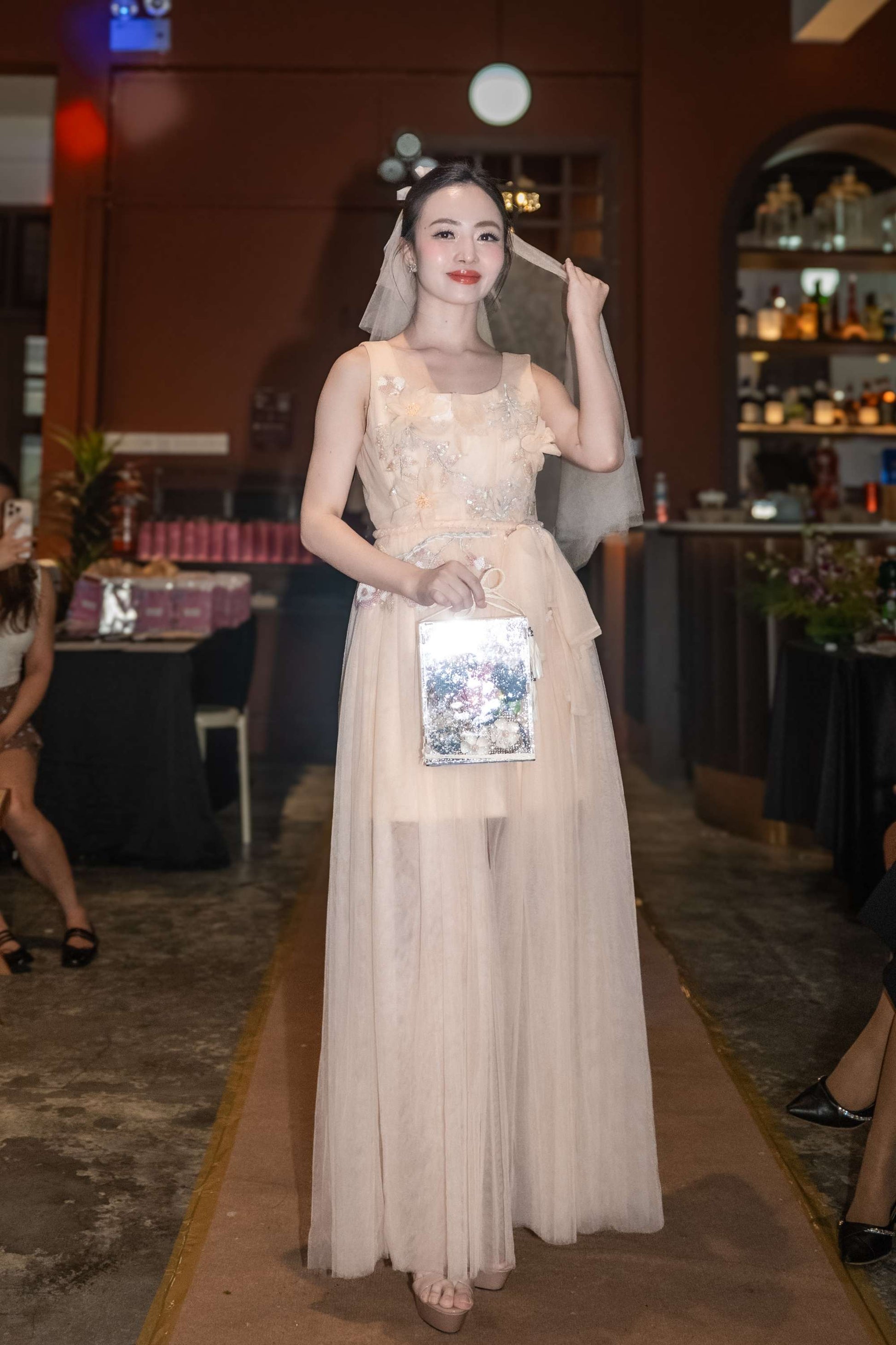 Golden Sonata Gown | Handcrafted Tulle Evening Gown Singapore | VANDAMOD Golden Sonata Gown | Handcrafted Tulle Evening Gown Singapore | VANDAMOD