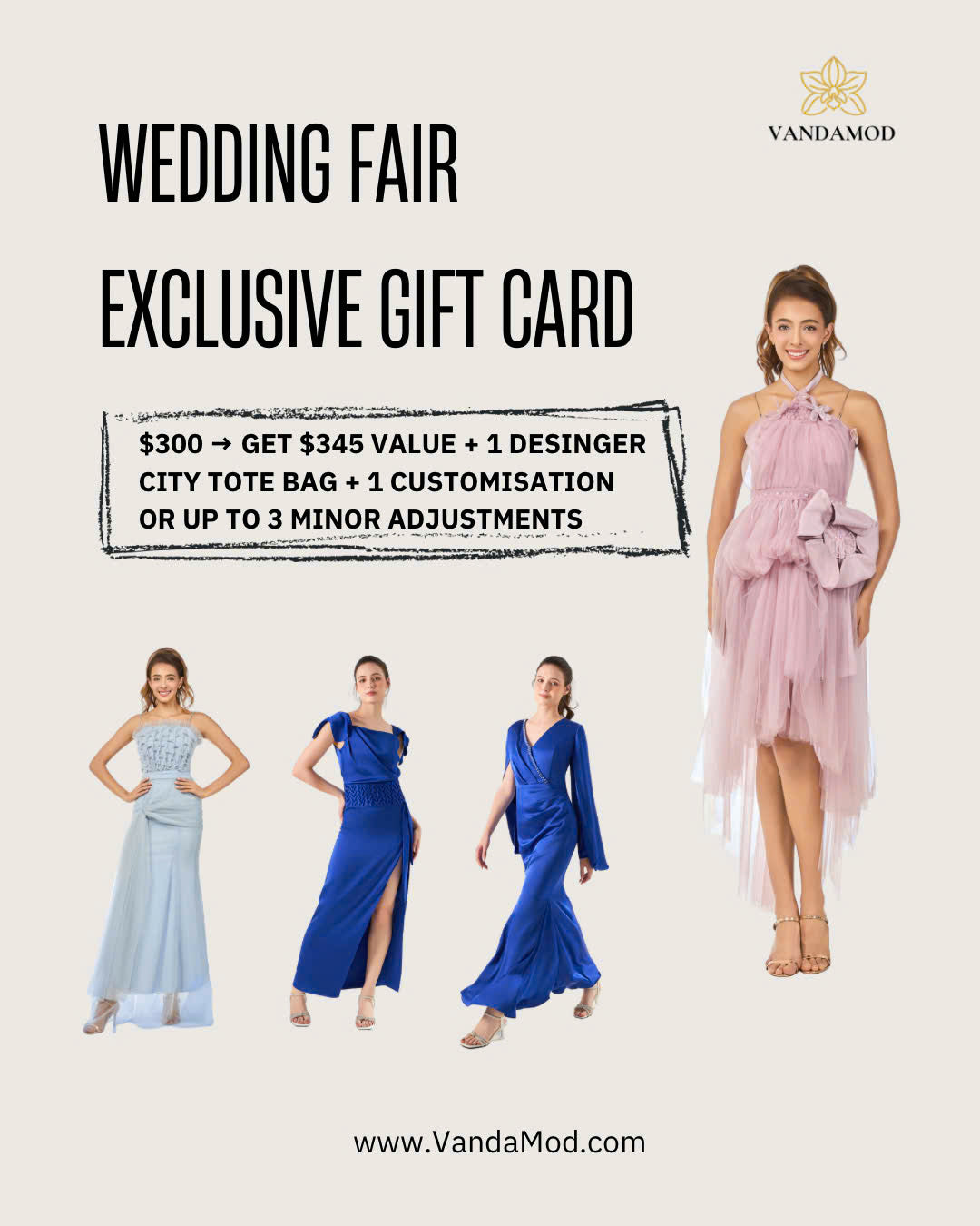 Wedding Fair Exclusive Gift Card - VANDAMOD